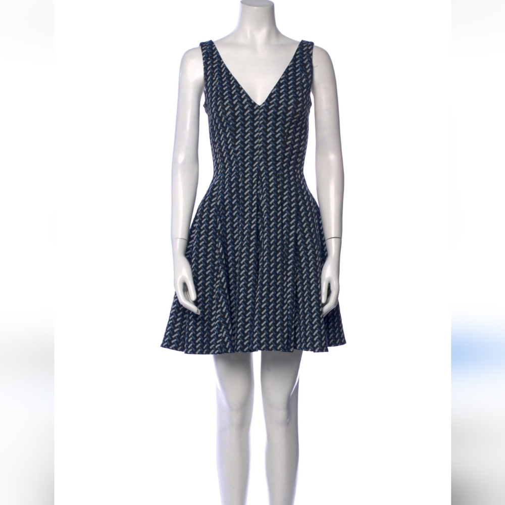 Opening Ceremony Blue Print Mini Dress Size 0